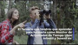 VÍDEO SOBRE EL TEMARIO Y LOS PUESTOS DE TRABAJO AL CONVERTIRTE EN MONITOR DE ACTIVIDADES DE TIEMPO LIBRE INFANTIL Y JUVENIL