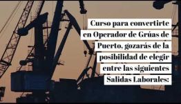 FORMARTE COMO OPERADOR DE GRÚAS DE PUERTO: TEMARIO Y LAS SALIDAS PROFESIONALES