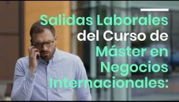 CURSO DE MÁSTER EN NEGOCIOS INTERNACIONALES: ASIGNATURAS Y LAS SALIDAS LABORALES