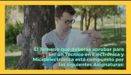 VÍDEO SOBRE EL TEMARIO Y LAS SALIDAS PROFESIONALES AL FORMARTE COMO TÉCNICO EN ELECTRÓNICA Y MICROELECTRÓNICA